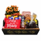 Cesta Encanto de Mãe Premium com Flores