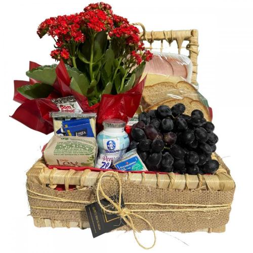 Cesta de Café da Manhã Saudável 